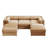 Elegant Camel  Chenille  Sof