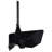  Tiller Plough Attachment Black Metal Medium