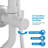 Wall Mount Shower System, 10" Rainfall Shower Head With Slider Bar Handheld Spray And Soap Dish-110602287
