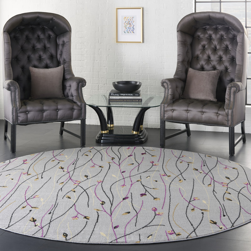 Yesima Indoor Rug, Round 8'