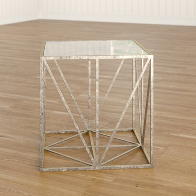 Fontenoy Glass Top End Table