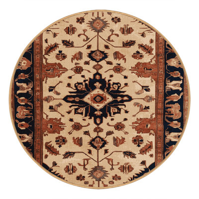 Machine Washable Persian Brown Area Rug