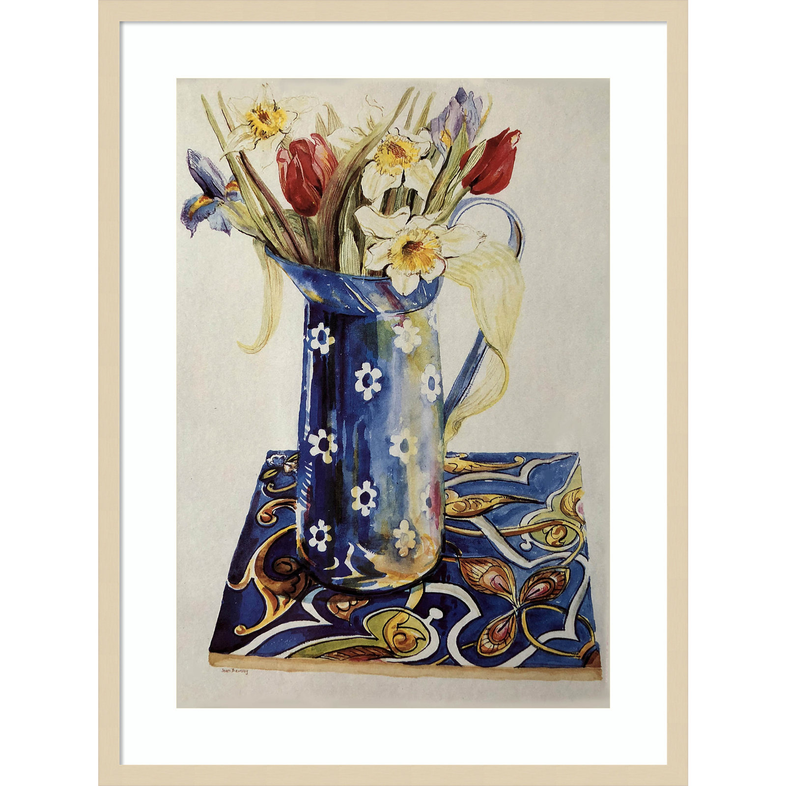 Tulips by Thewsey Joan, Brown, 33" H x 25" W