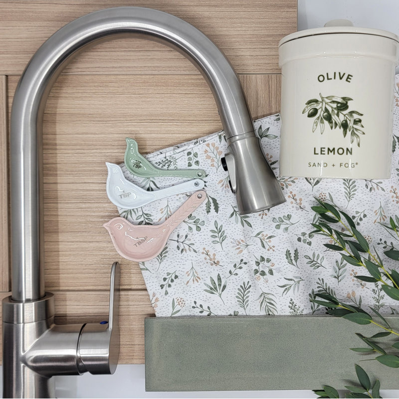 Identity Single Handle Pull-Down Sprayer Kitchen Faucet, Stainless Steel