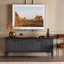 Alden Media Console-Worn Black Oak
