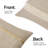 Topfinel Neutral Decorative Throw Pillow Covers,Burlap Linen Cushion Cover Set of 4-99252073