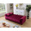 Canapé-lit double en velours avec rangement Biscuit-355639376-355639383