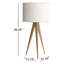 Lampe trépied en bois Cas