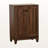 Nera Shoe Storage Cabinet in Walnut Brown Finish, 34.34'' H X 23.34'' W X 12.87'' D