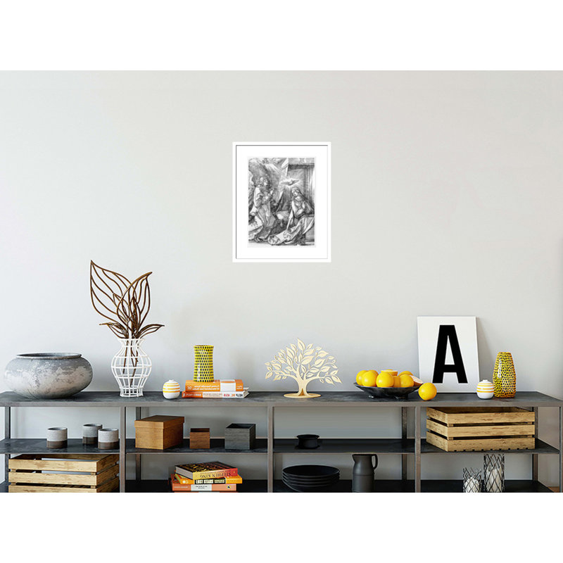 L'annonce de la série «Petite passion» par Albrecht Dürer, impression giclée encadrée, H 21,75 po x l 17,72 po