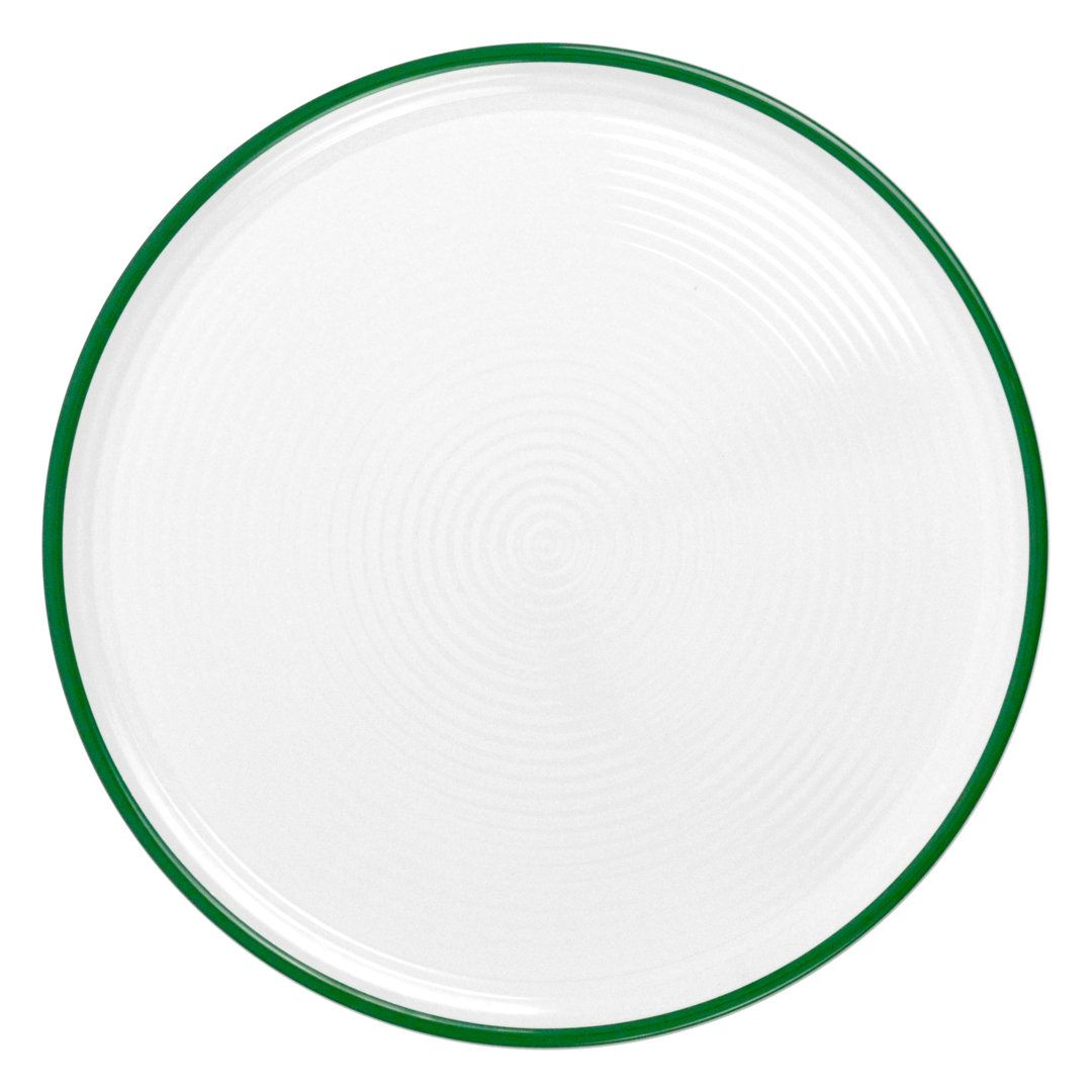 4 Piece Melamine Dinner Plate Set