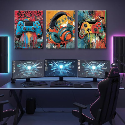 3 Piece Wrapped Canvas Print