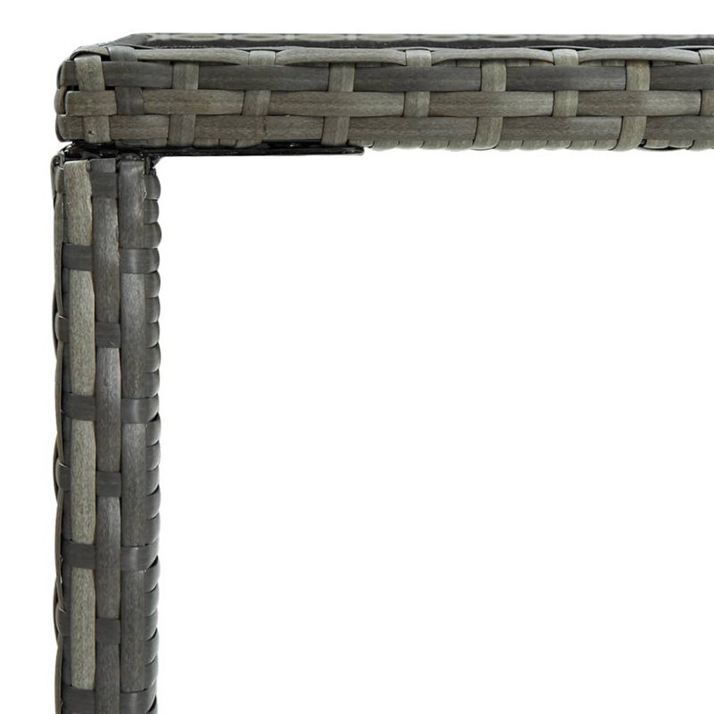 Mamers Bar Table, Gray, 27.6" L x 27.6" W x 39.4" H