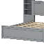 Lit en bois avec armoire-850540456