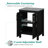 Kreutzer 24.4'' Single Bathroom Vanity with Manufactured Wood Top-891726688-872938424-872938425