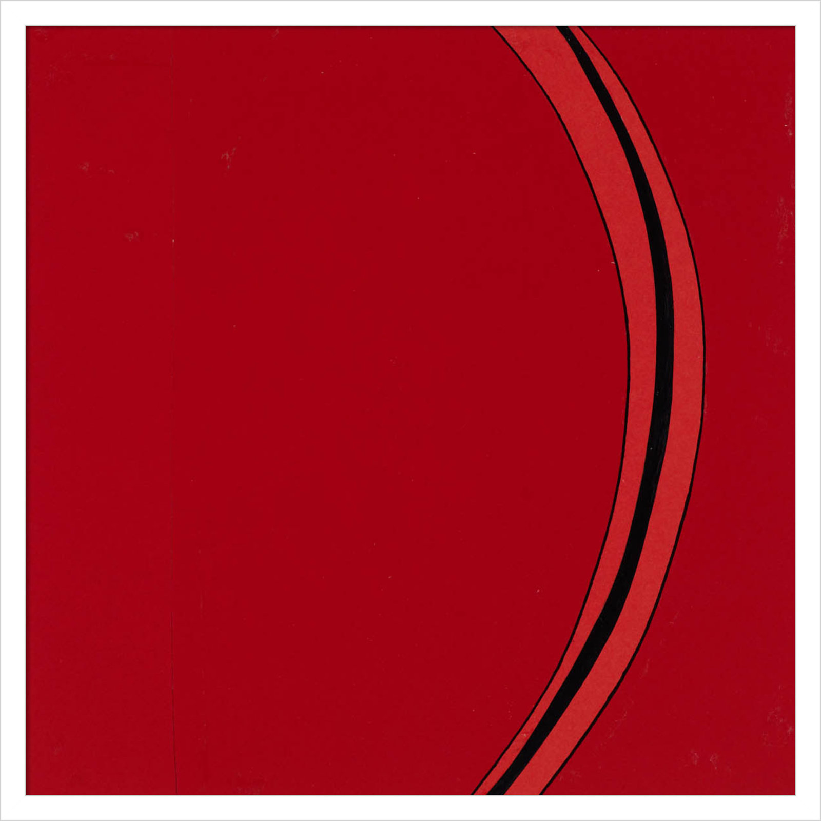 Segment Print by Alex Dunn, White, 25" H x 25" W