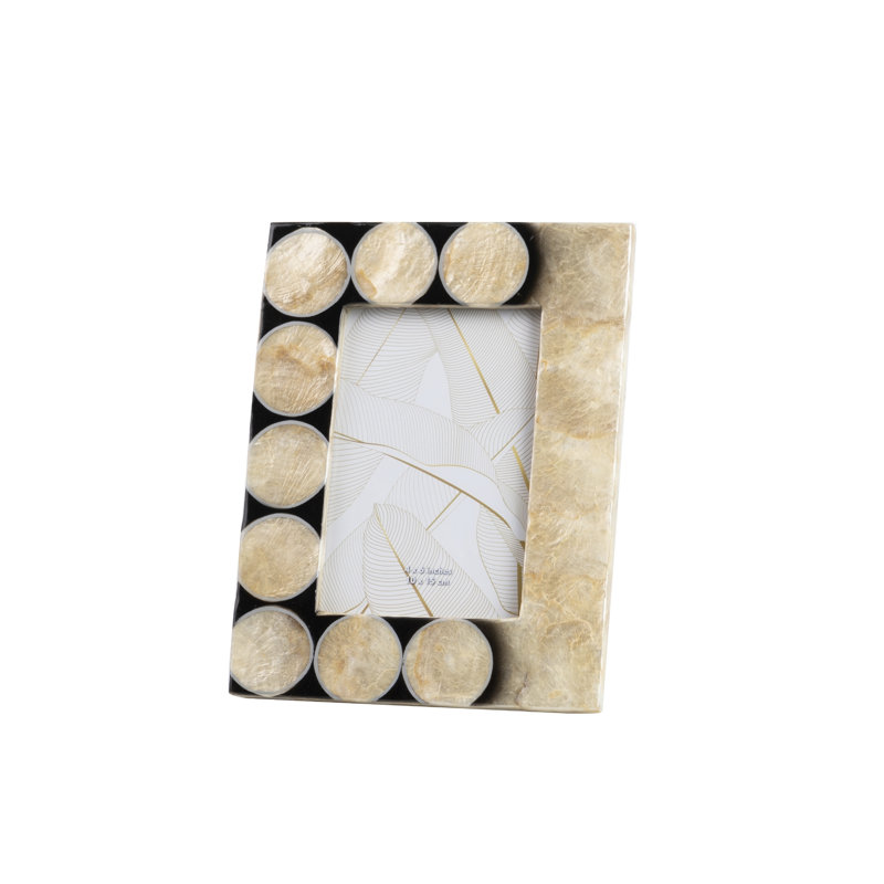 Capiz Photoframe 10x15 Cm DB5E9CE4AF9F4FC8A05397D5A349AC5A, 22cm H x 17cm W x 2cm D