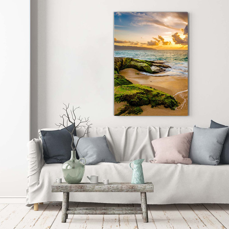 Sunset Sea - Wrapped Canvas Print