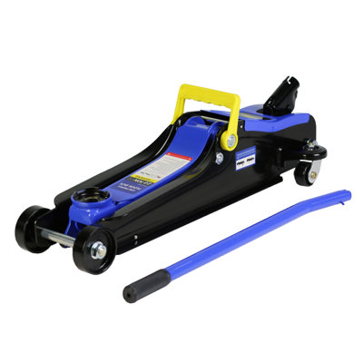 2 Ton Low Profile Floor Jack, Heav Yduty Steel Racing Floor Jack With Single Piston Quicklift Pump, Floor Jack Lifting Range 3.3"-15.2"