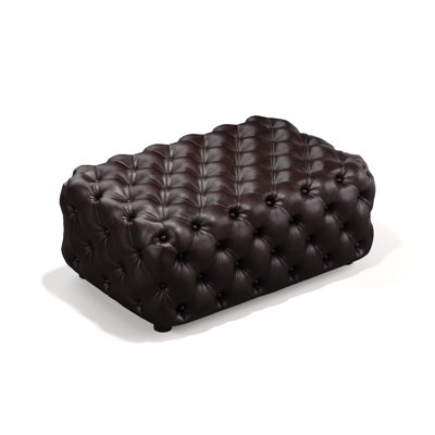 Modular Faux Leather Sectional Sofa with Handmade Tufting and Flexible Configurations for Living Room Comfort