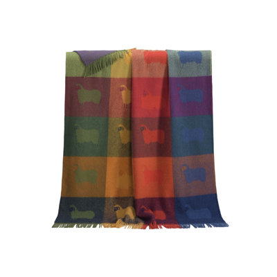 Autumn Sheep Wool Throw