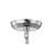 Zyyon 3-light Chrome Round Beaded Drum Chandelier With Hanging Crystals