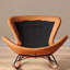 Chaise berçante moderne, moderne et confortable