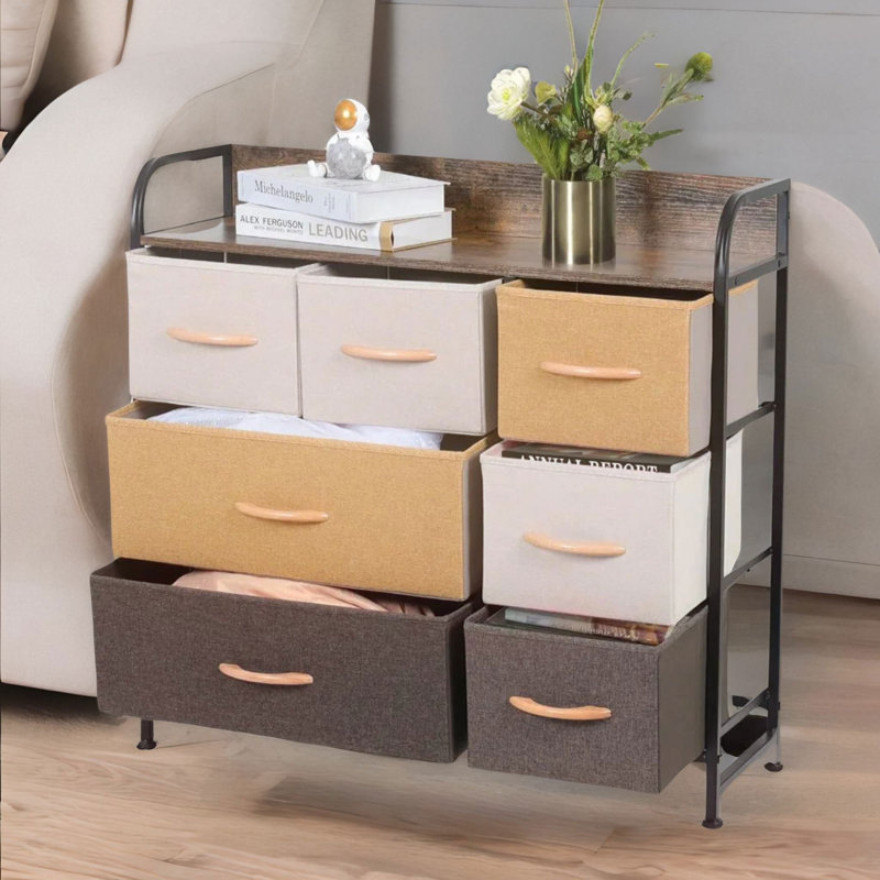 80cm W 7 - Drawer Chest of Drawers