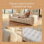 Très grand canapé nuage guimauve, tissu bouclé, assise profonde, aucun assemblage requis-2023484488