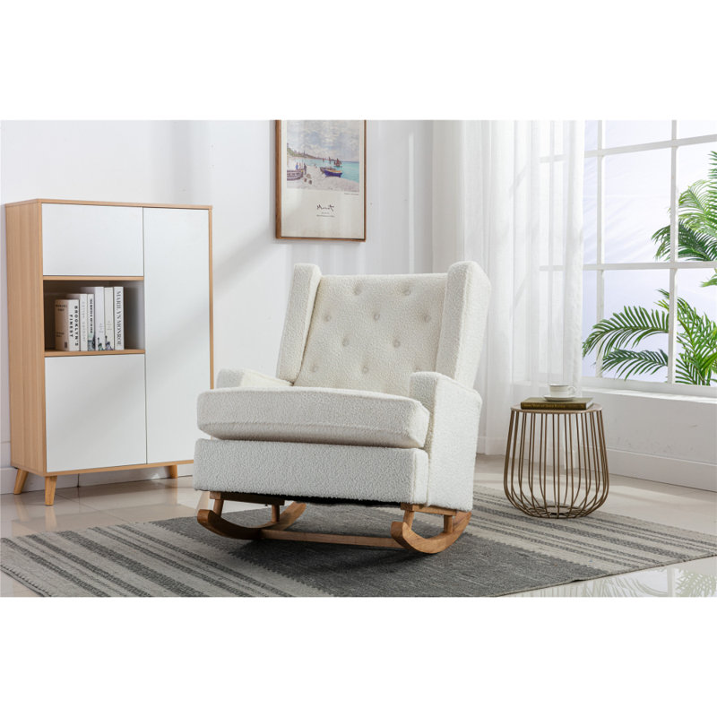 Chaise berçante Jayneen, Ourson blanc
