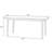 White Rectangular Sintered Stone tabletop Dining table-3113052