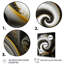 «Abstract Modern Swirl II», reproduction sur toile-86806358-86806362