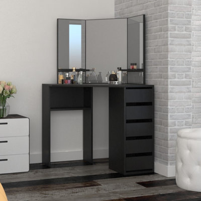 Coiffeuse avec miroir Metin