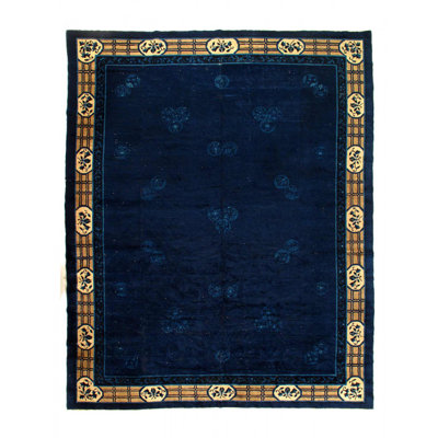 Chinese Antique Art Deco rug 9'X 11'5''