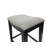 Elegant Black 25 Inch Saddle Counter Stool with Space-Saving Backless Design-126699884-126699886