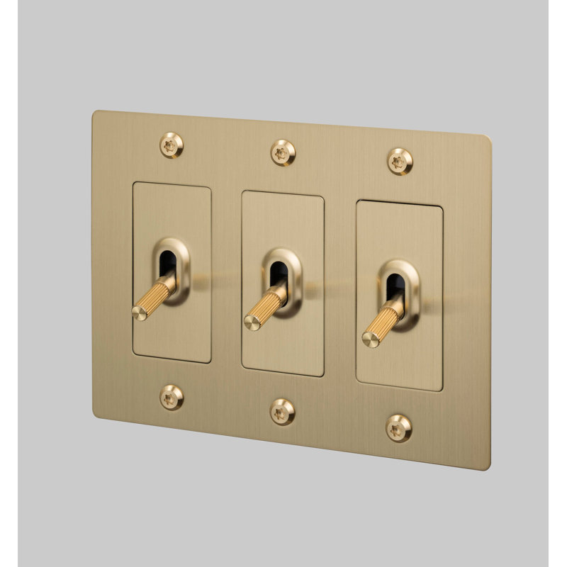 3G Toggle / Cross / Without Logo, Brass
