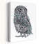 Wise Intricate Owl Bird Owl Forest Wall Art Print 1 Piece Wrapped Canvas Wall Art-2117112119