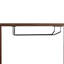 Casier à vin mural rustique à 3 niveaux, multifonctionnel avec porte-verres, idéal pour la décoration de votre bar ou salle à manger. Panneaux de particules couleur noyer, profondeur : 117,6 cm, largeur : 23,2 cm, hauteur : 103,5 cm, poids : 22,5 kg.