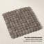  MODWOOL 8" Square Wool Trivet (Set of 2, Brown)-874649373