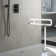23.6" Toilet Grab Bar Foldable Drop Down Toilet Safety Rails