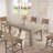 63''Farmhouse Dining Table for 4-6 , Kitchen Tables with Wooden Sturdy Frame, 5 ft Large Rectangular Dinner Table for Dining Room, Kitchen, Gray, 63" Non-extendable-788382811-788382809