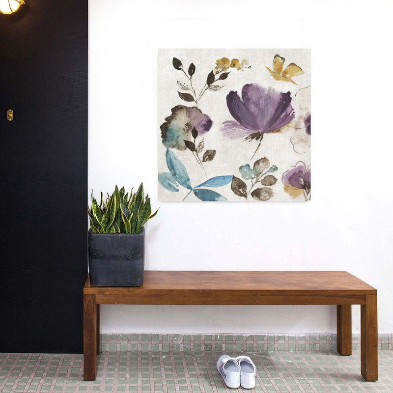 Art floral floral Quixotic I Delicate, H 32 po x l 32 po