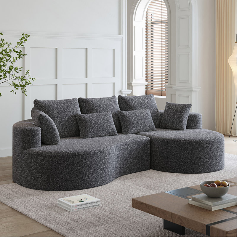Canapé modulaire surdimensionné Modern, Gris