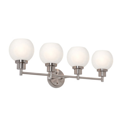 Abrya - Vanity Light - 4 Light - Brushed Nickel