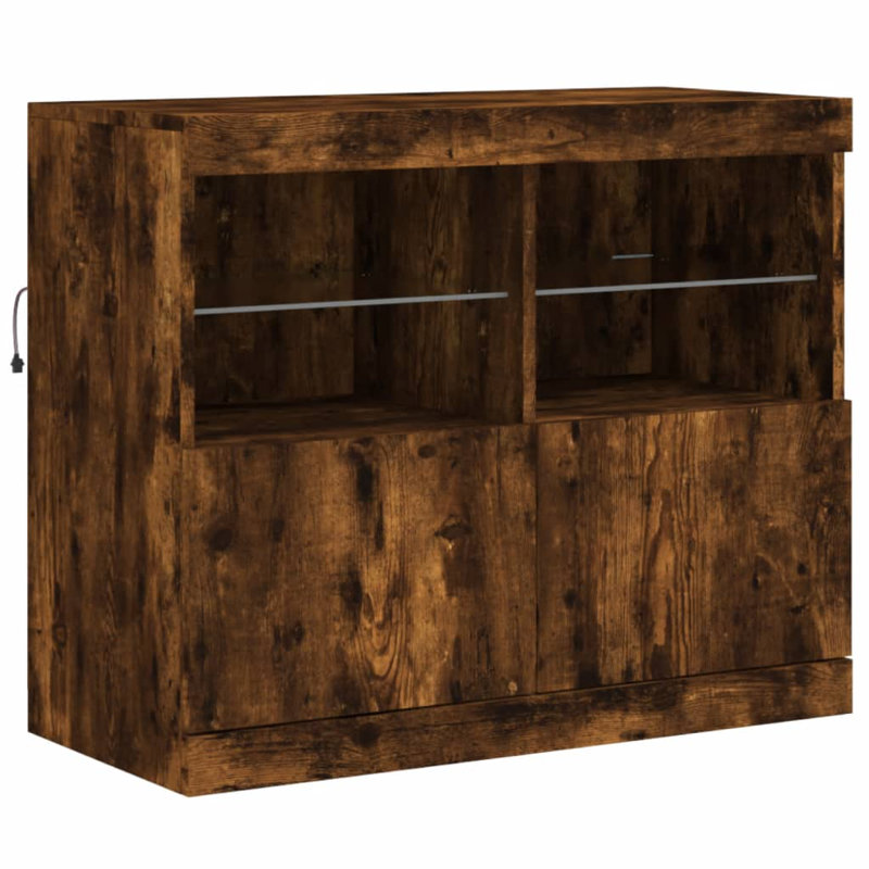Bashuk 81cm Sideboard, Smoked Oak