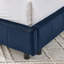 Structure de lit double capitonnée capitonnée, structure de canapé-lit avec dossier et accoudoirs confortables, lit double pour chambre à coucher, salon, velours, bleu foncé (80,5 po x 59 po x 30,5 po)
