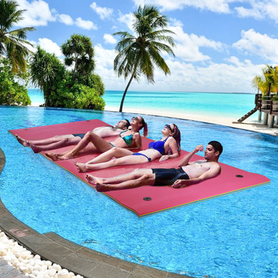 3 Layer Floating Water Mat, Floating Water Pad, Lily Pad for Lake River Ocean Boating