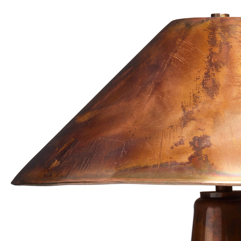 Romani Desk Table Lamp Single, Iridescent Acid Wash, Steel, Iridescent Acid Wash