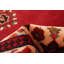 Tapis rouge foncé 3 pi 4 po x 6 pi 4 po Ayled One-of-a-Kind