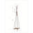 Reclaimed Wood And Metal Freestanding Coat Rack With Hooks Use In Bedroom